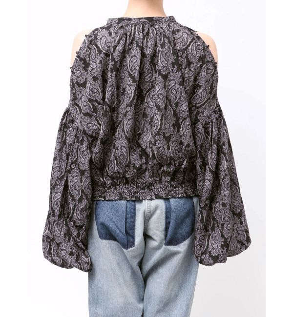 Ungrid「フラワープリントショートブラウス」|シャツ・ブラウス|