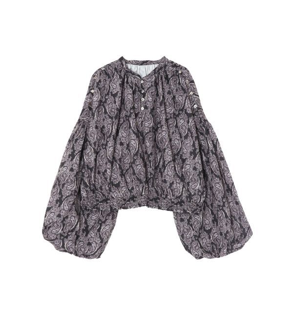 Ungrid「フラワープリントショートブラウス」|シャツ・ブラウス|