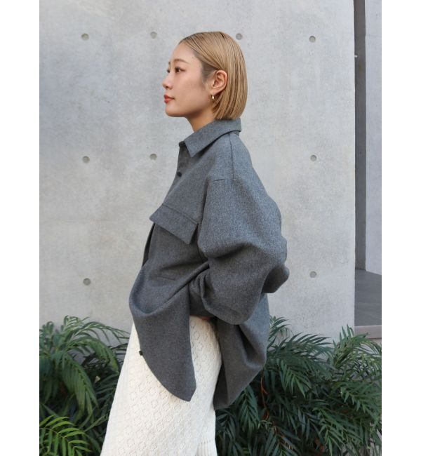 Ungrid「起毛デザインシャツ」|シャツ・ブラウス|