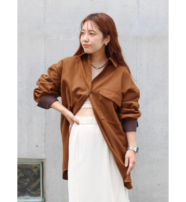 Ungrid「起毛デザインシャツ」|シャツ・ブラウス|