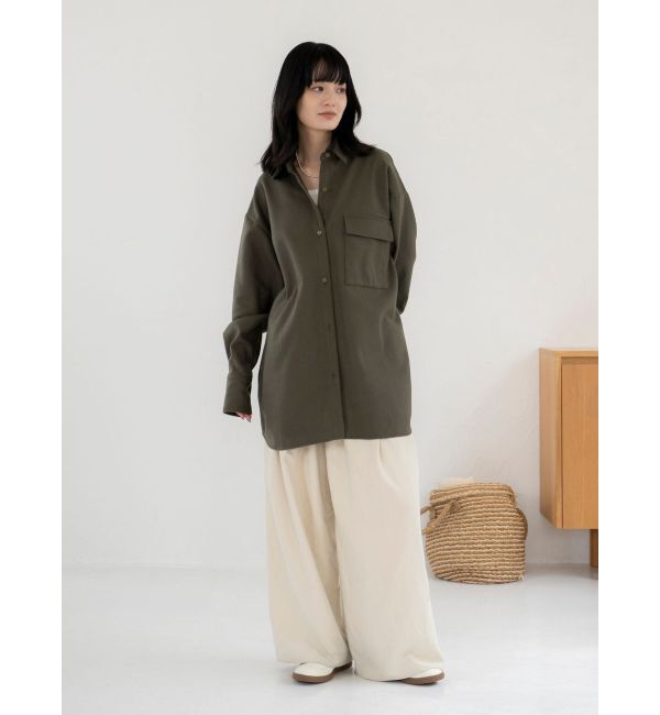 Ungrid「起毛デザインシャツ」|シャツ・ブラウス|