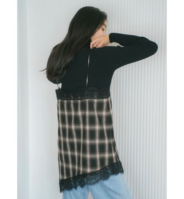Ungrid「レースデザインキャミ」|キャミソール|