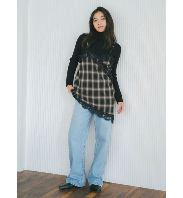 Ungrid「レースデザインキャミ」|キャミソール|