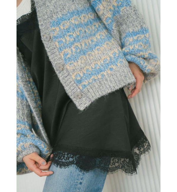 Ungrid「レースデザインキャミ」|キャミソール|