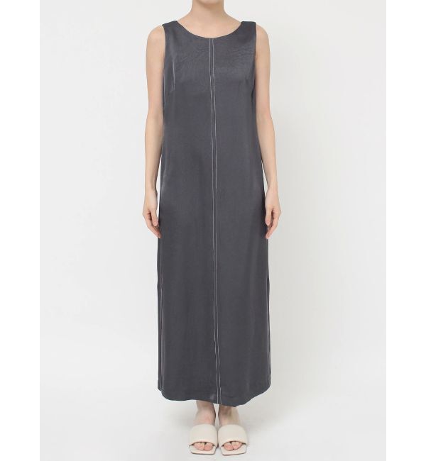 LAGUNAMOON「【WEB限定】サテンIラインワンピース」|ワンピース|