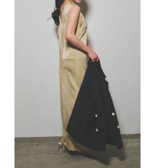 LAGUNAMOON「【WEB限定】サテンIラインワンピース」|ワンピース|