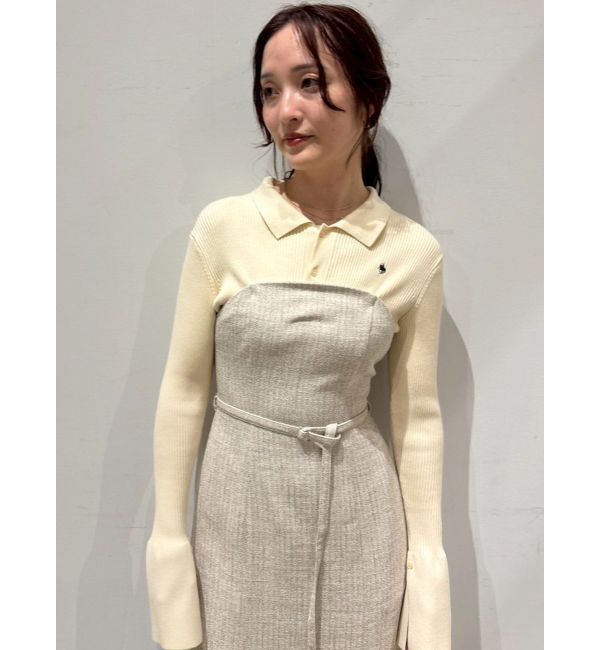 LAGUNAMOON「【POLO BCSコラボ】カラーネックニットドッキングワンピース」|ワンピース|