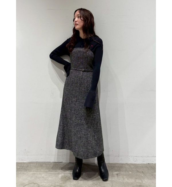 LAGUNAMOON「【POLO BCSコラボ】カラーネックニットドッキングワンピース」|ワンピース|