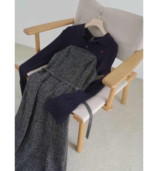 LAGUNAMOON「【POLO BCSコラボ】カラーネックニットドッキングワンピース」|ワンピース|