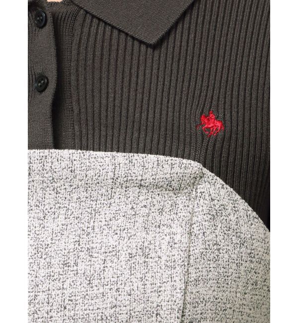 LAGUNAMOON「【POLO BCSコラボ】カラーネックニットドッキングワンピース」|ワンピース|