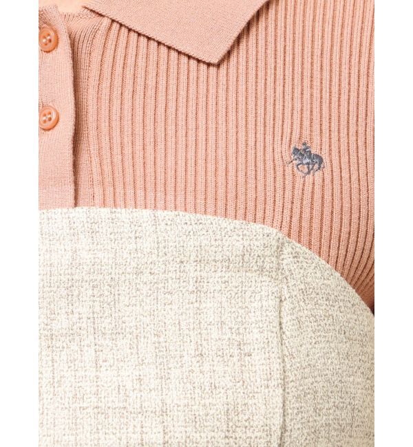 LAGUNAMOON「【POLO BCSコラボ】カラーネックニットドッキングワンピース」|ワンピース|