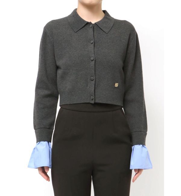 LAGUNAMOON「ペプラムドッキングニットカーディガン」|カーディガン|