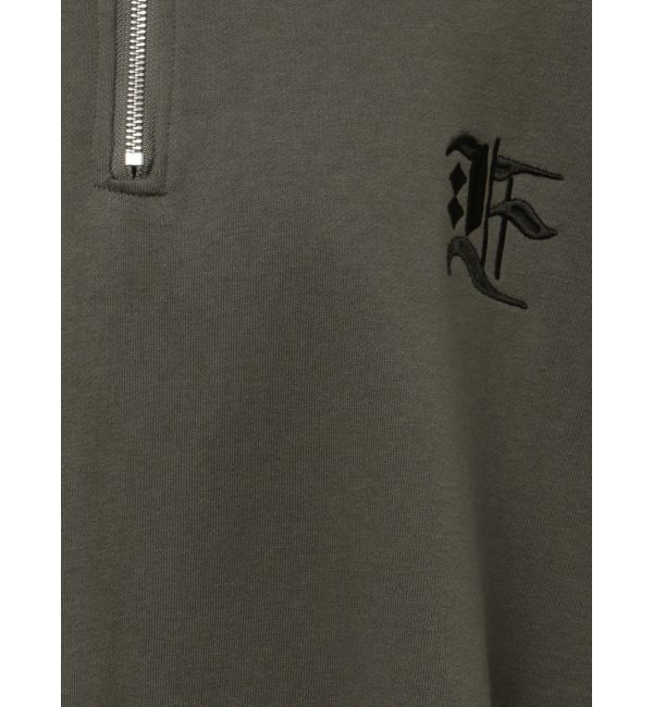 EVRIS「ハーフジップスウェットミニワンピース」|ワンピース|