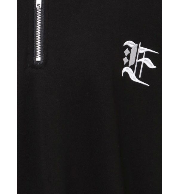 EVRIS「ハーフジップスウェットミニワンピース」|ワンピース|