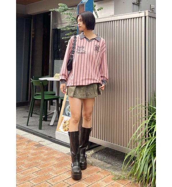 EVRIS「ユニフォームミニワンピース」|ワンピース|