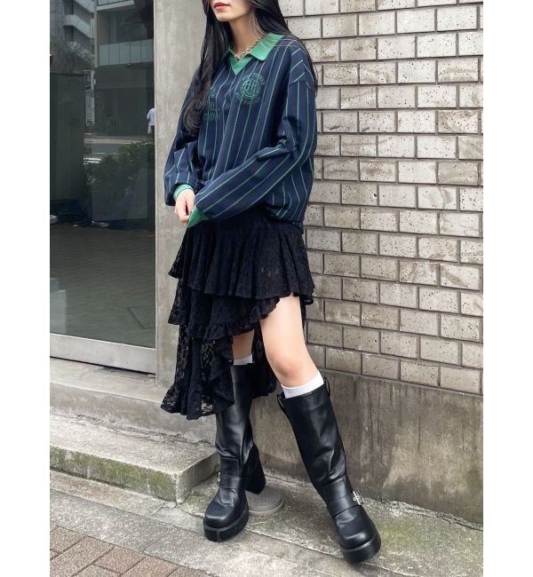 EVRIS「ユニフォームミニワンピース」|ワンピース|