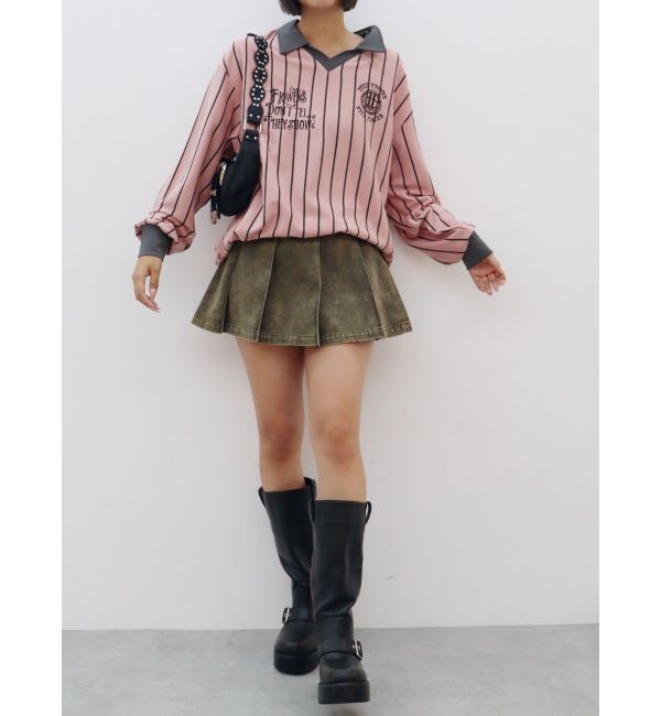 EVRIS「ユニフォームミニワンピース」|ワンピース|