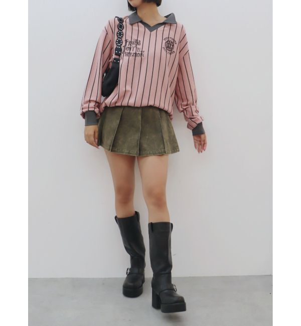 EVRIS「ユニフォームミニワンピース」|ワンピース|