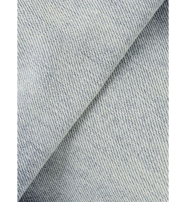 EVRIS「サイドカッティングレースワイドデニム」|デニム|