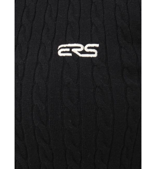 EVRIS「ワンポイントバックオープンケーブルニット」|ニット・セーター|