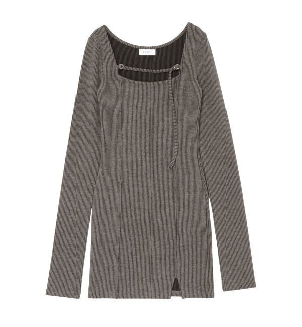 EVRIS「カットタイトミニワンピース」|ワンピース|