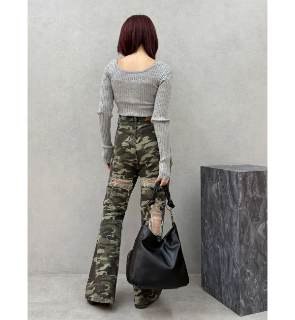 EVRIS「アンサンブルチェーンニットトップス」|ニット・セーター|