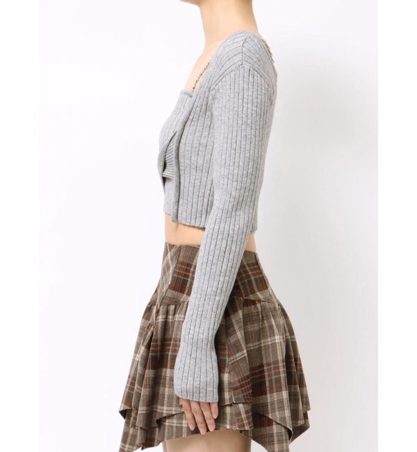 EVRIS「アンサンブルチェーンニットトップス」|ニット・セーター|