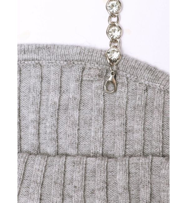 EVRIS「アンサンブルチェーンニットトップス」|ニット・セーター|