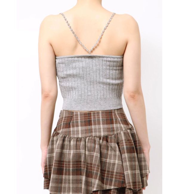 EVRIS「アンサンブルチェーンニットトップス」|ニット・セーター|