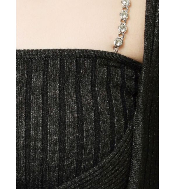 EVRIS「アンサンブルチェーンニットトップス」|ニット・セーター|