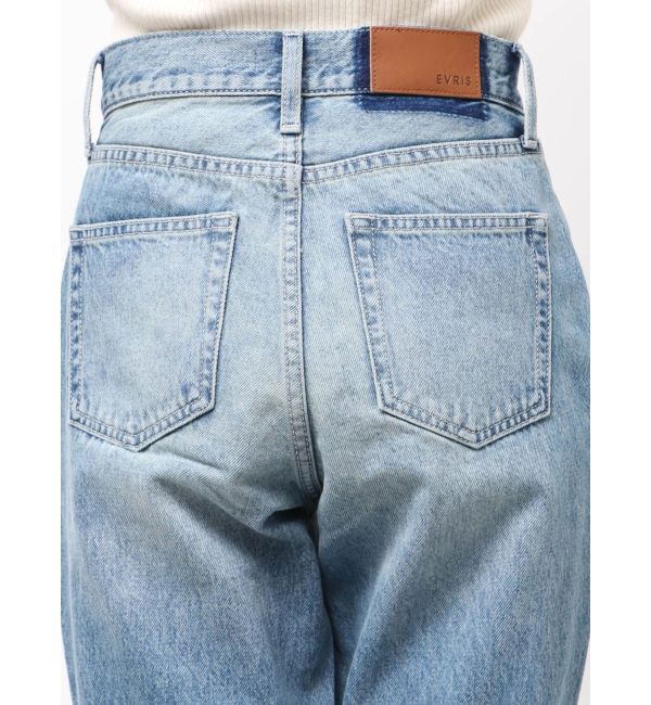 EVRIS「スリムフレアデニムパンツ」|デニム|