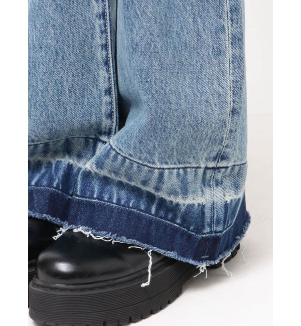 EVRIS「スリムフレアデニムパンツ」|デニム|