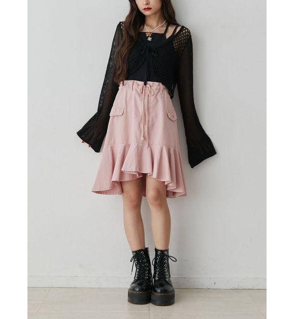 jouetie「アシメヘムミドルスカート」|スカート|