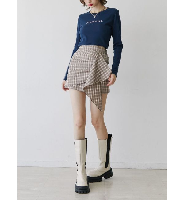 jouetie「アシメフリルミニスカート」|スカート|