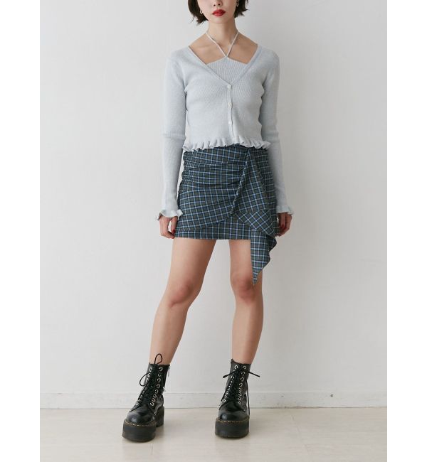 jouetie「アシメフリルミニスカート」|スカート|