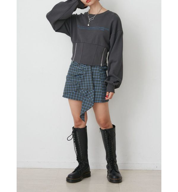 jouetie「アシメフリルミニスカート」|スカート|