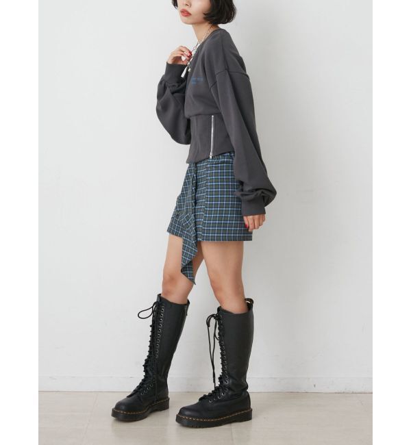 jouetie「アシメフリルミニスカート」|スカート|