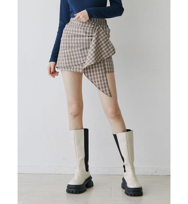 jouetie「アシメフリルミニスカート」|スカート|ピンク