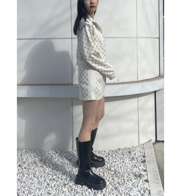 jouetie「モノグラムミニスカート【セットアップ対応】」|スカート|