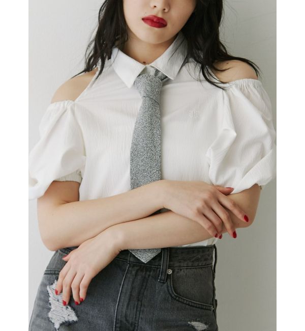 jouetie「カットアウトバルーンスリーブシャツ」|シャツ・ブラウス|
