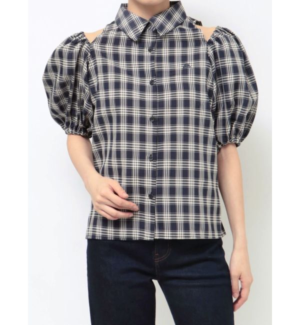 jouetie「カットアウトバルーンスリーブシャツ」|シャツ・ブラウス|