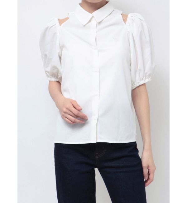 jouetie「カットアウトバルーンスリーブシャツ」|シャツ・ブラウス|