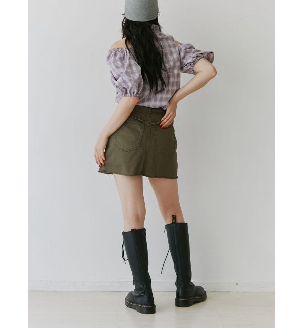 jouetie「カットアウトバルーンスリーブシャツ」|シャツ・ブラウス|