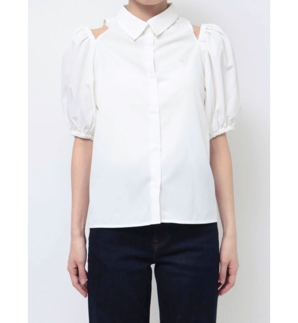 jouetie「カットアウトバルーンスリーブシャツ」|シャツ・ブラウス|