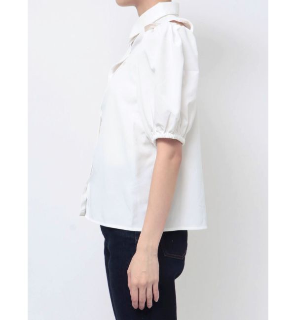 jouetie「カットアウトバルーンスリーブシャツ」|シャツ・ブラウス|