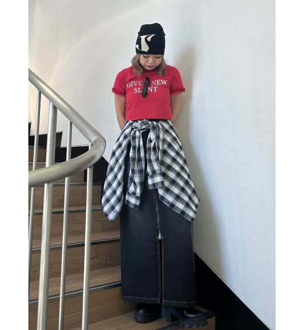 jouetie「メタルロゴレースフィットTシャツ」|Tシャツ・カットソー|