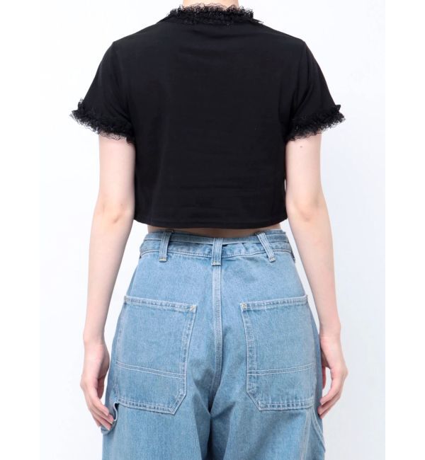 jouetie「メタルロゴレースフィットTシャツ」|Tシャツ・カットソー|