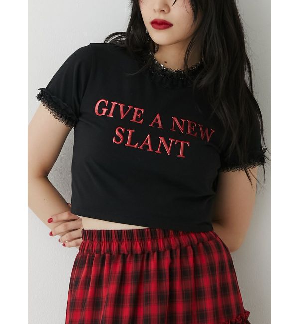 jouetie「メタルロゴレースフィットTシャツ」|Tシャツ・カットソー|