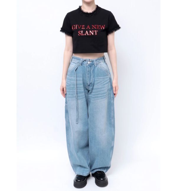 jouetie「メタルロゴレースフィットTシャツ」|Tシャツ・カットソー|