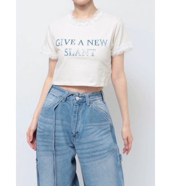 jouetie「メタルロゴレースフィットTシャツ」|Tシャツ・カットソー|